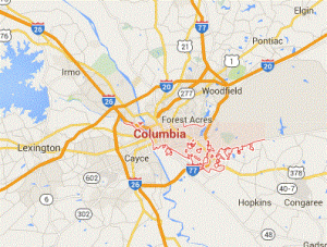 Columbia South Carolina USDA Elgible Areas